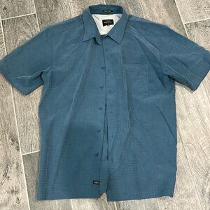 Quicksilver Waterman Blue Button Down